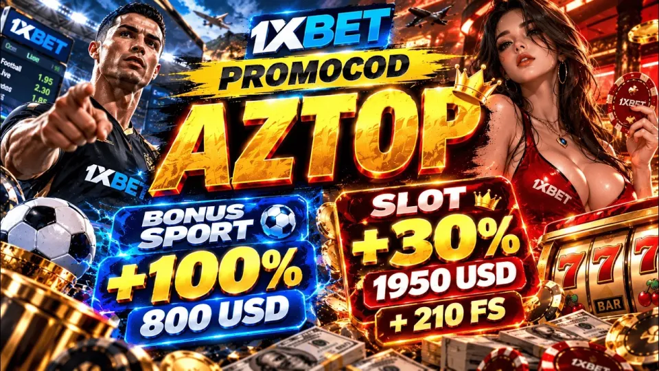 Promo Code 1xBet Unlocks a 100% Sports Bonus and 210 Free Spins on Your First Deposit
